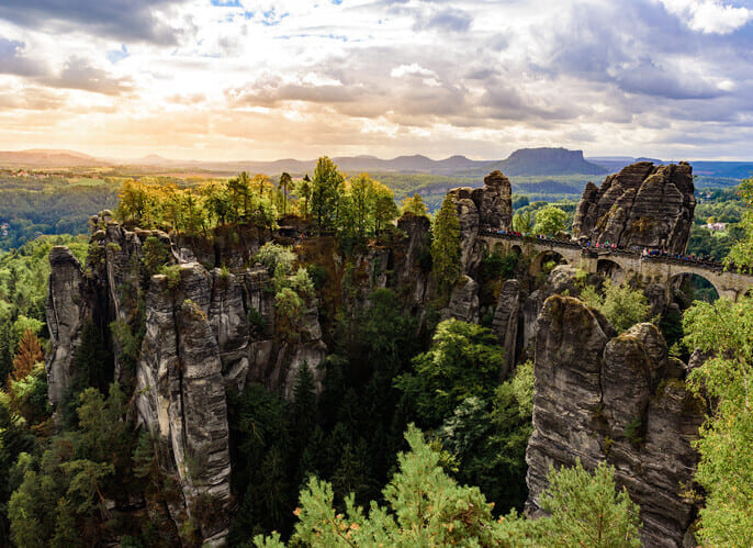 巴斯泰石林岩堡 BASTEI